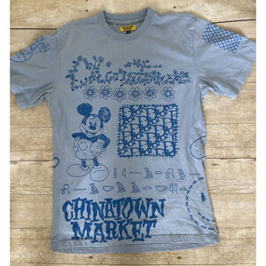 Chinatown Market Mickey Mouse Shirt Dior‎ Louis Vuitton Teddy Size Medium, EUC